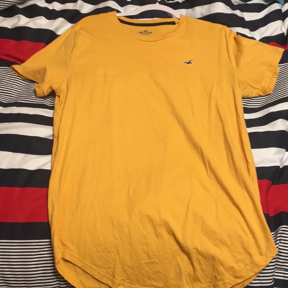 Hollister curved hem tee